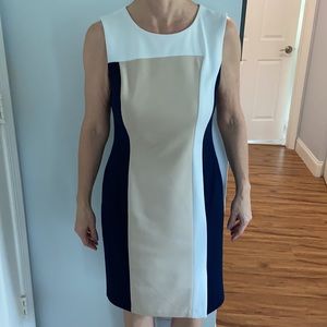 Roz & Ali Tri-color Dress-size 4
